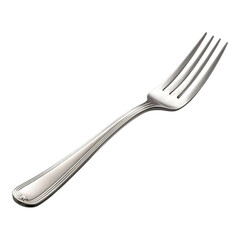 Elegant Silver Fork Isolated Kitchen Utensil For Table Setting Luxury Dinner And Formal Meal