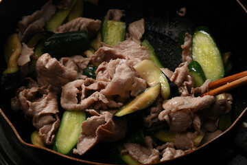 肉野菜炒め