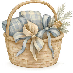 Antique Notebook Page Berries Border