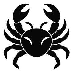 cancer crab symbol vector icon