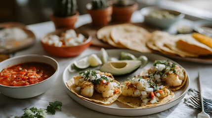 Delicious tacos served with fresh ingredients, a culinary delight