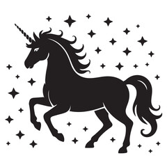 Unicorn silhouette