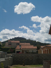 Castle Above Rooftops