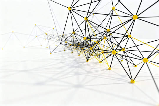 Abstract network connection pattern