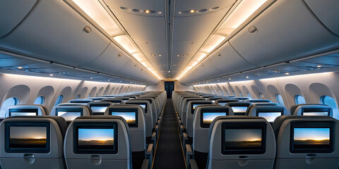 interior of an airplane