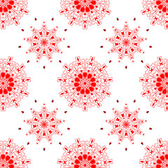 vector illustration of an abstract background with hearts