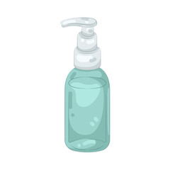 Illustration of Antiseptic in Dispenser Bottle
