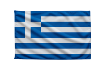 Vibrant flag of Greece waving, showing patriotism, freedom and independence, for national celebrations, events and global unity