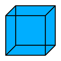 blue cube icon