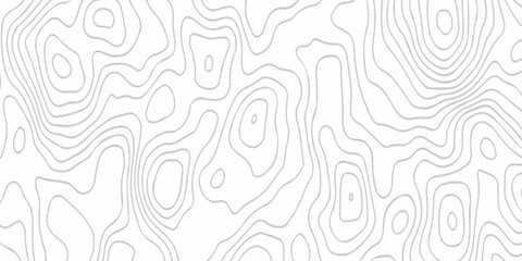 white topography map geography relief diagram texture design. Topography white background and black line world map texture design. Lines Topographic contour lines grid map seamless pattern.	
