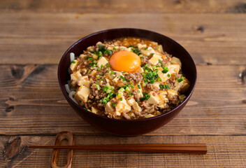 麻婆豆腐うどん