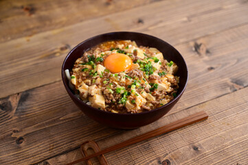 麻婆豆腐うどん