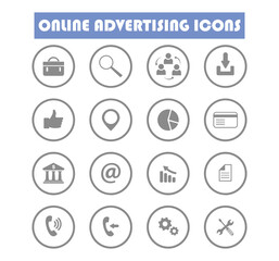 ONLINE ADVERTISING ICONS