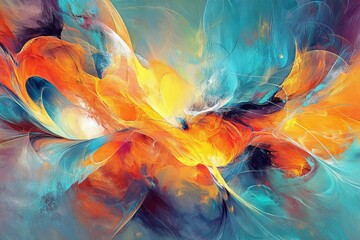 Vibrant Abstract Background Art for Modern Design