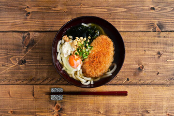 コロッケうどん