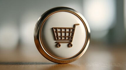 Shopping cart positioned on a table representing consumer dynamics and innovative retail concepts in adaptive commerce