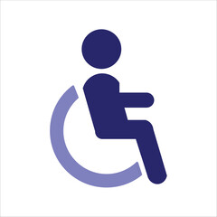disable icons. simple colored vector