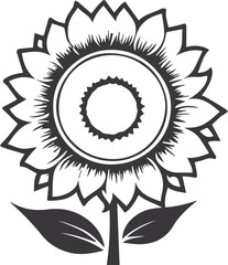 abstract flower vector