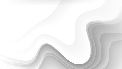 white abstract background with curved element