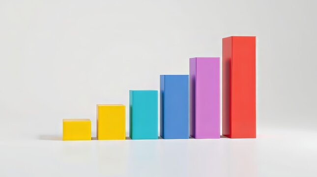 Growth Bar Chart Minimal - Powered by Adobe