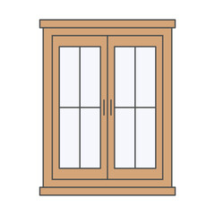 vector illustration of a window