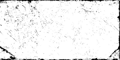 Abstract black and white grunge texture with a dark splash of ink and paint creating a liquid pattern border