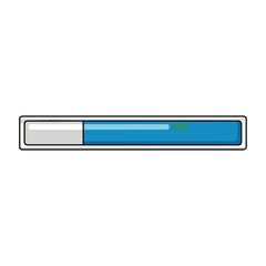 Modern user interface loading progress bar element