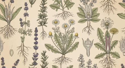 Herbal Vintage Illustration