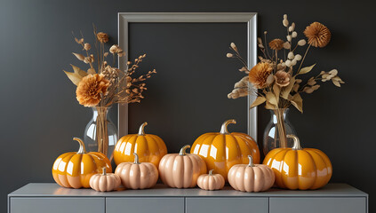 Halloween blank frame