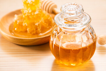 蜂蜜と巣蜜