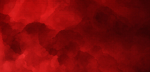 Abstract Watercolor Red Texture . Red dark abstract textured background texture to the point with bright spots of paint. Red and black background. Abstract red watercolor background.