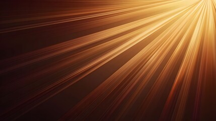 The image shows a warm, abstract pattern radiating from the upper right corner, creating a dynamic composition filled with lines and soft, golden light against a darker background.