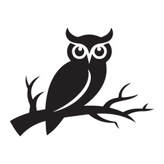 owl on branch