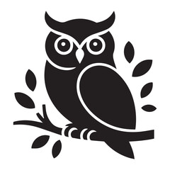 owl on branch