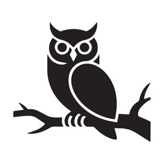 vector illustration of a owl