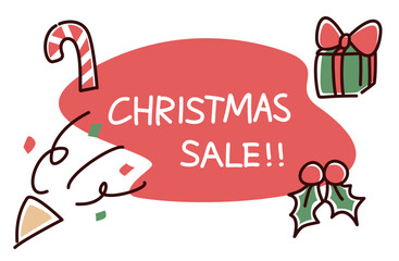 クリスマスセールのバナー