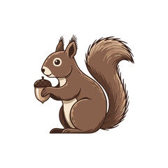 squirrel with nut