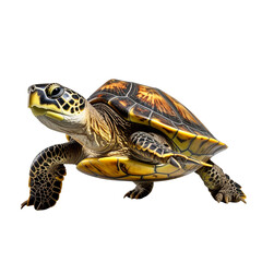 Obraz premium turtle on a transparent background, cut out