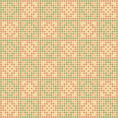 ornament from hand drawn squares. vector seamless pattern. autumn color repetitive background. modern art. decorative pixels. geometric fabric swatch. textile design template. home decor