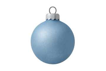 Blue christmas bauble ornament decorating for holiday season