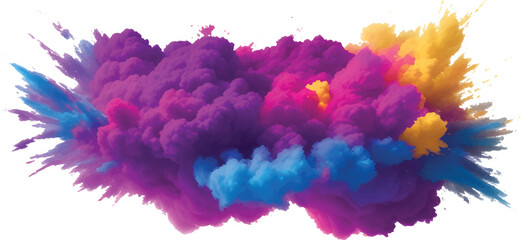 Bright Colorful Paint Splash Background with Watercolor Splatter and Brush Stroke Texture for Modern Abstract Artistic Design Template