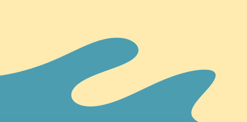 Organic Blob Minimalist Corner Element Vector. Minimalist abstract vector featuring a smooth. Usage Purpose: Corner decoration for a flyer or a mobile app splash screen.