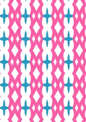 seamless pattern with pink ribbon
