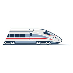 Obraz premium High speed Passenger Train Illustration Showing Modern Design and Sleek Profile