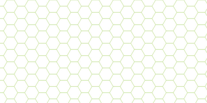 Seamless yellow honeycomb hexagon pattern vector texture on a black background, a geometric grid wallpaper design illustration