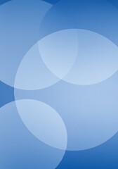 A clean, modern wallpaper with a geometric design of transparent blue bubbles and varied shading