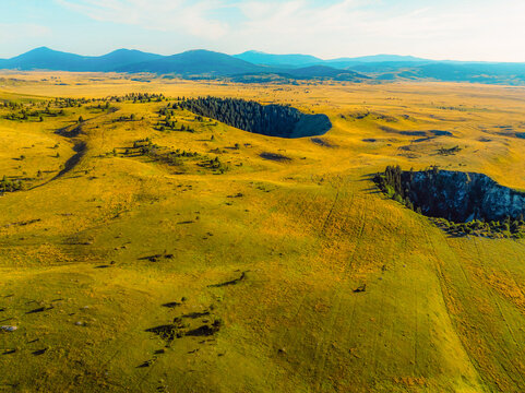 Group of collapse sinkholes on the Kupres Polje (Kupre&scaron;ko polje) within Dinaric karst of western Bosnia and Herzegovina known as Japage.