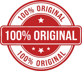 100 Original Red Stamp Seal.