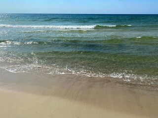 waves on the beach