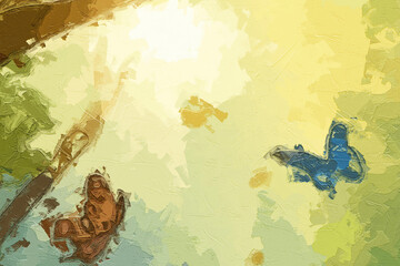 Various oil paintings, flowers, chrysanthemums, streams, scenic mountains, forests, roses, peonies, moonlight, butterflies